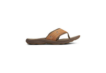 Sperry Men's Outer Banks Thong Hanging Sandals, Tan