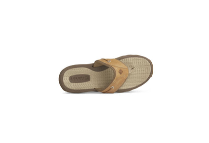 Sperry Men's Outer Banks Thong Sandals, Tan