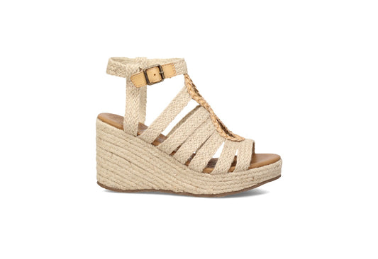 Blowfish Malibu Women's Pazazz Rope Sandals, Dusty Natural Dyecut