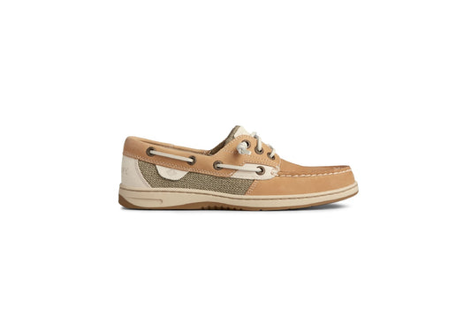 Sperry Women's Rosefish 3-Eye Boat Shoes, Linen/Oat