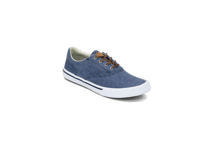 Sperry Men's Salt Washed Striper II CVO Sneaker, Navy