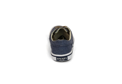 Sperry Men's Salt Washed Striper II CVO Sneaker, Navy