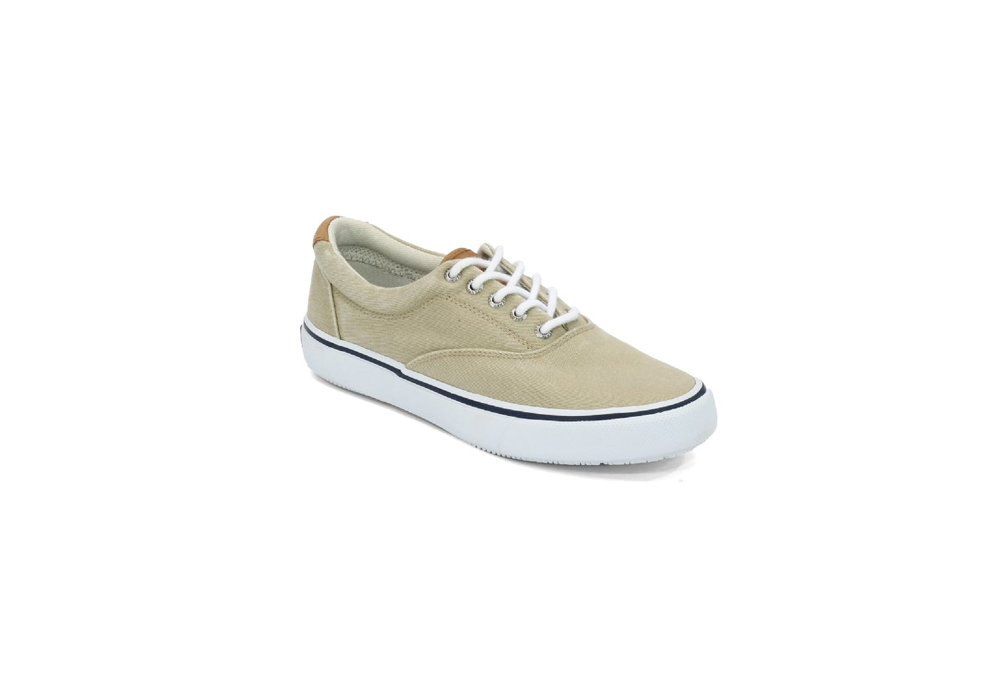 Sperry Men's Salt Washed Twill Striper CVO Sneaker, Chino