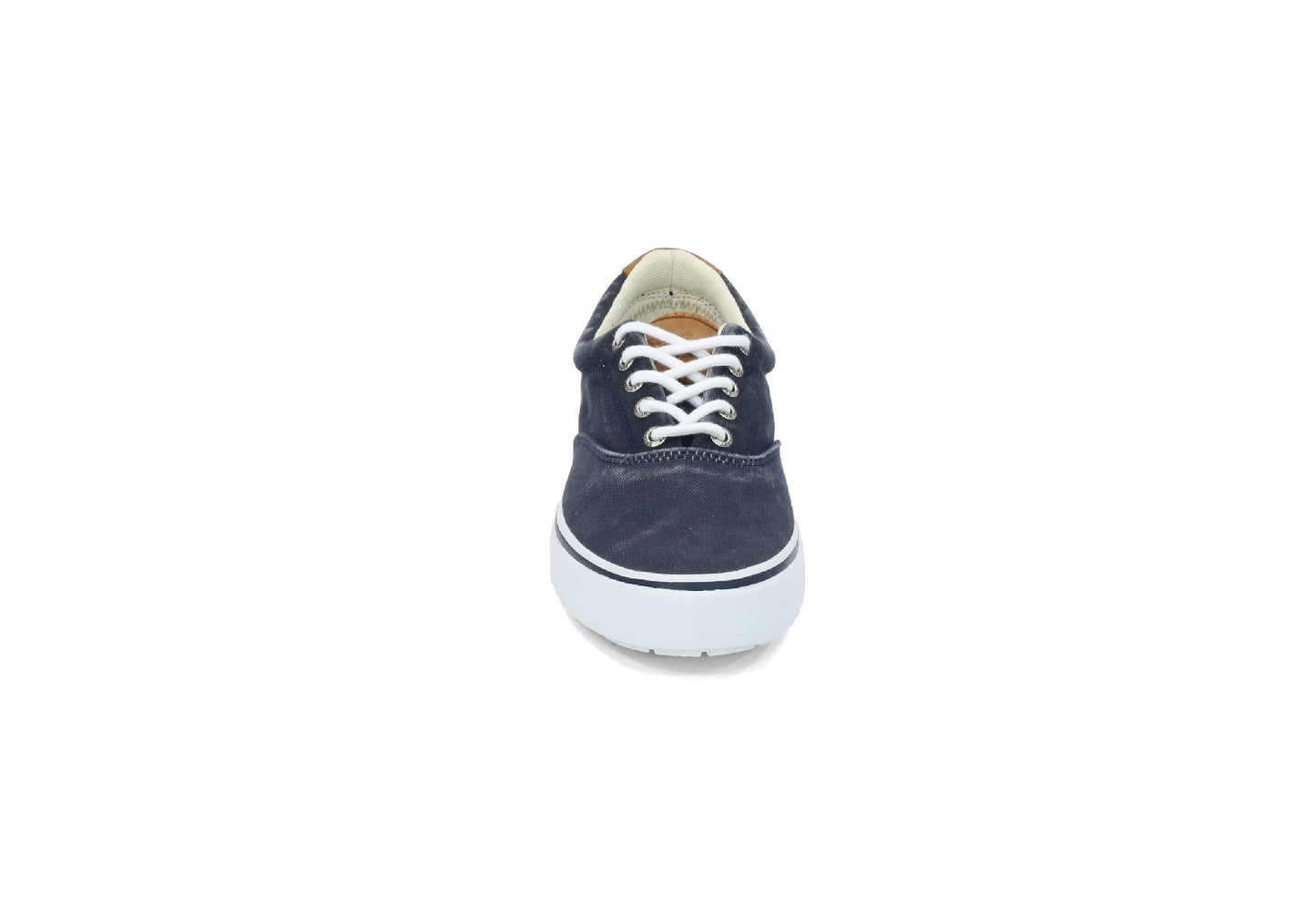 Sperry Men's Salt Washed Twill Striper CVO Sneaker, Navy