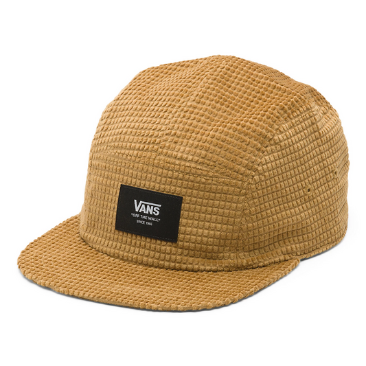 Vans Men's Camper Hat Davis 5 Panel, Bone Brown, One Size