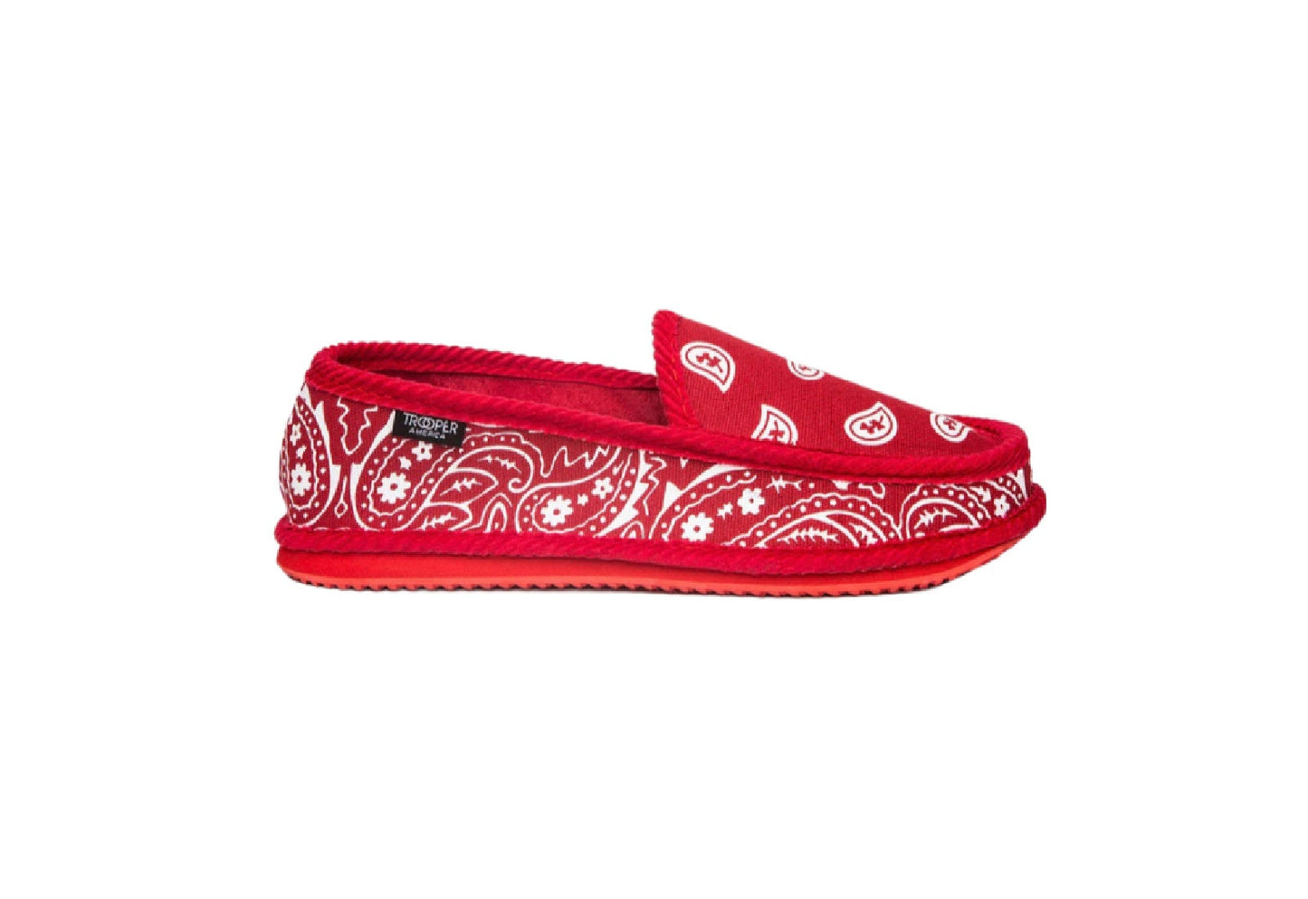 Trooper America KS-002 Slip-On, Red/White (Women)