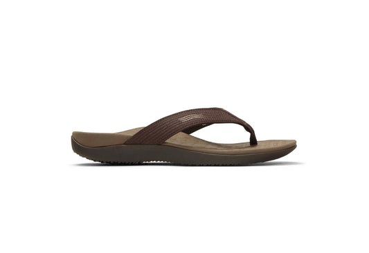 Vionic Wave Toe Post Sandals, Chocolate (Women)