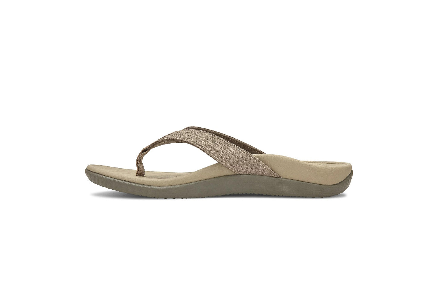 Vionic Wave Toe Post Sandals, Khaki (Men)