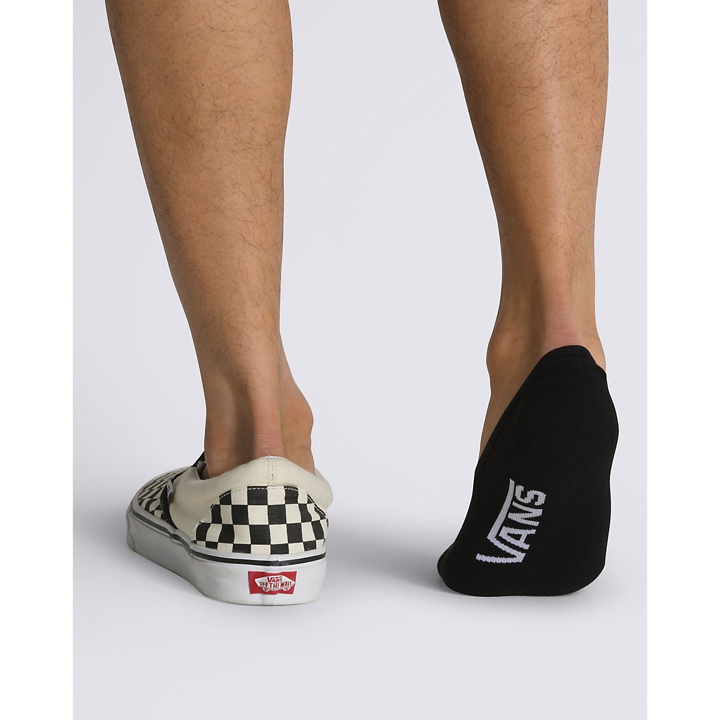 Vans Men's Classic Super No Show Socks 3 Pack, Black (Vans Logo)