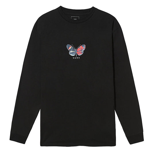 Vans Men's Long Sleeve T-Shirt, (Metamorphosis) Black