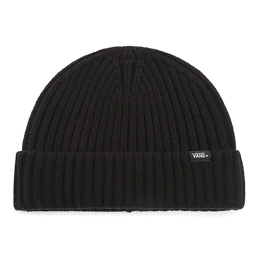 Vans Unisex Beanie, (Shallow Cuff) Black, One Size