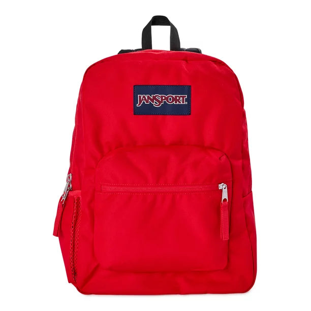 Jansport Backpack, CROSS TOWN, Red Tape