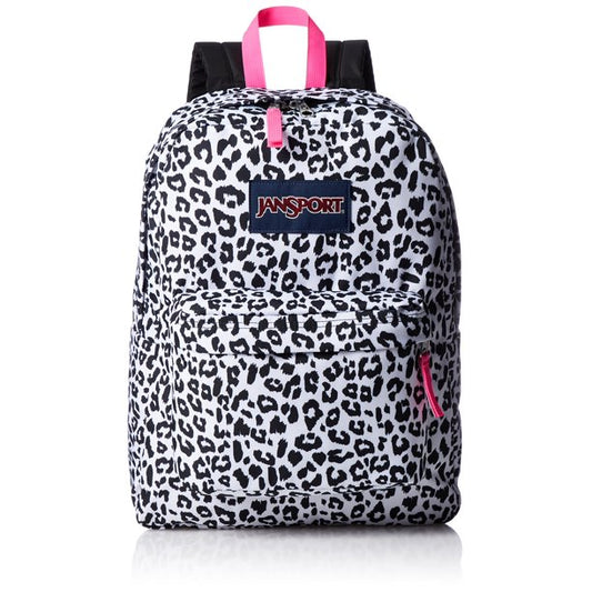 Jansport Backpack, SUPERBREAK, White Leopard