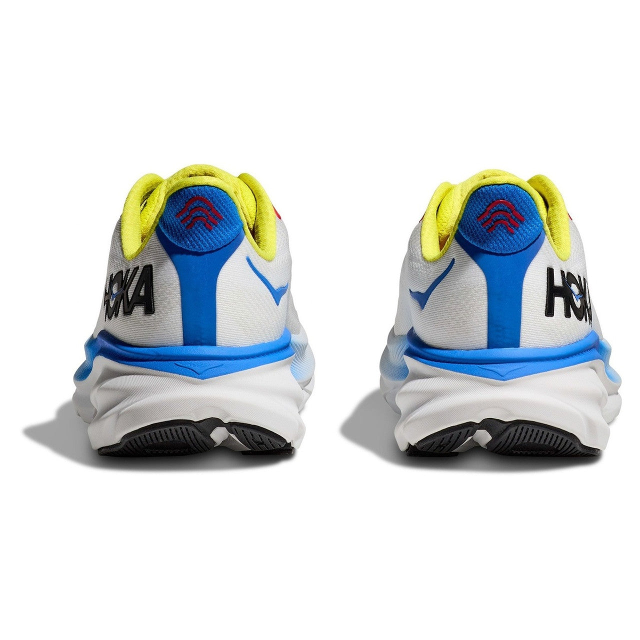 Hoka Men's Clifton 9 Blanc De Blanc / Virtual Blue Medium Width