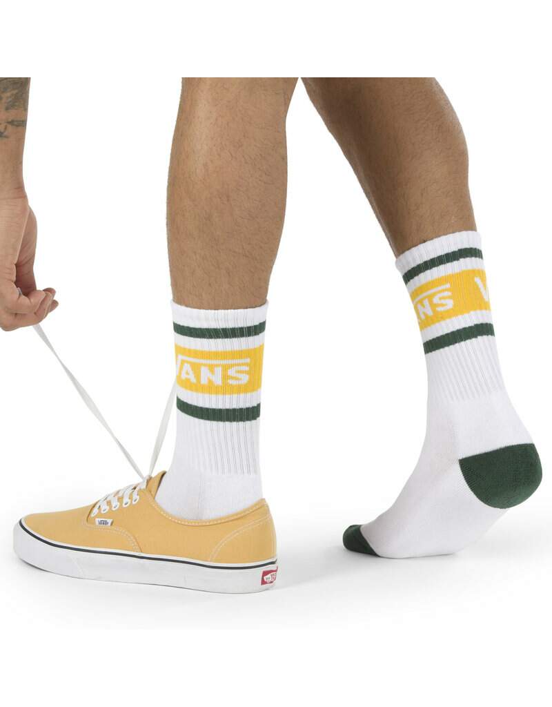 Vans Men's Crew Socks, (Tribe) White Combo