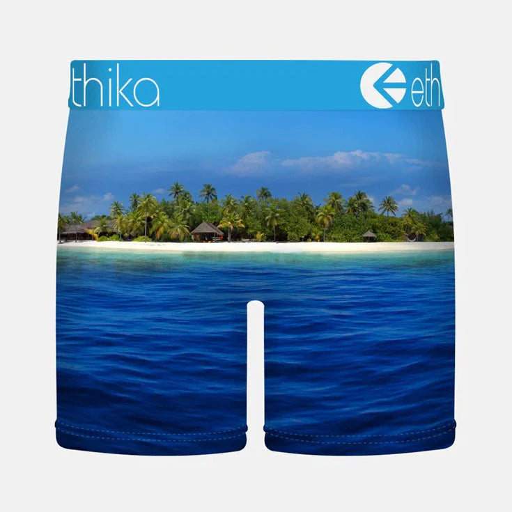 Ethika Men's The Island Mid Fit Boxer Brief