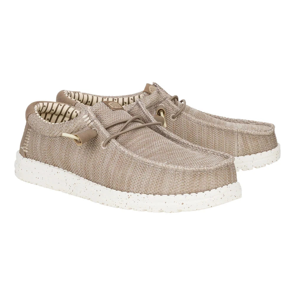 Hey Dude Men's Wally Stretch Sox Tan