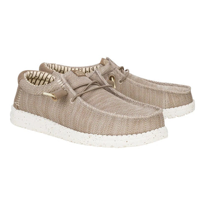 Hey Dude Men's Wally Stretch Sox Tan