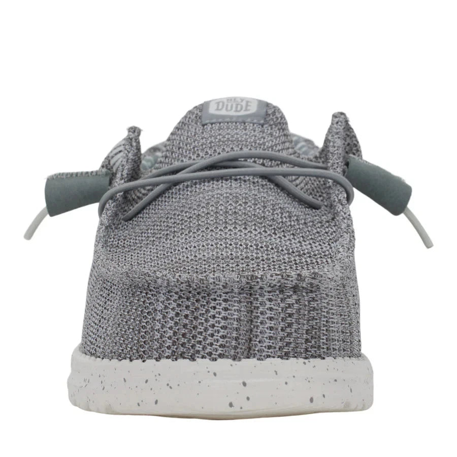 Hey Dude Men's Wally Stretch Sox Grey