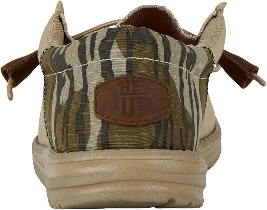 Hey Dude Men's Wally Funk Mossy Oak Original Bottomland Camo