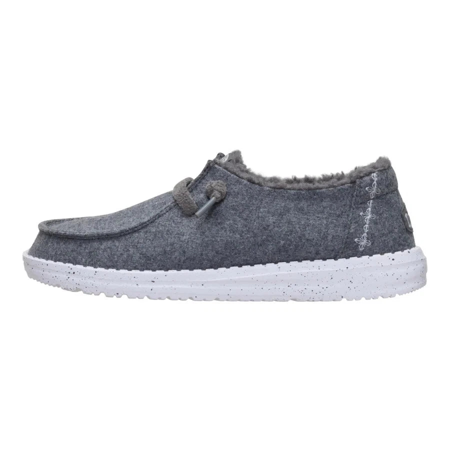 Hey Dude Women's Wendy Wool Cozy Charcoal