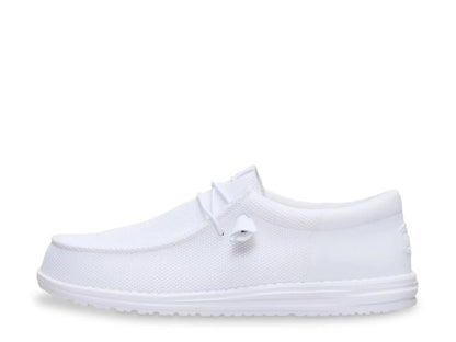 Hey Dude Men's Wally Funk Mono White