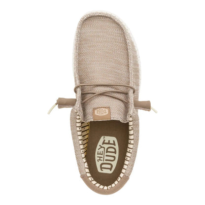 Hey Dude Men's Wally Stretch Sox Tan
