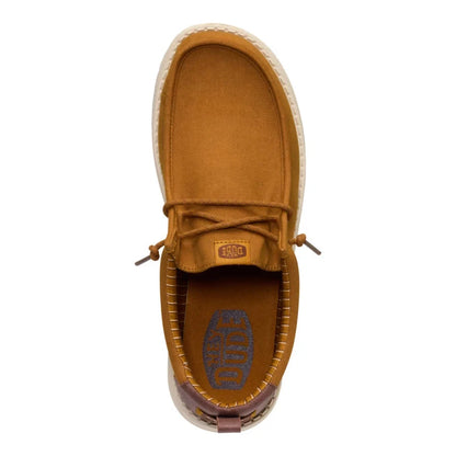 Hey Dude Men's Wally Vintage Classic Spice Brown/Downtown Brown