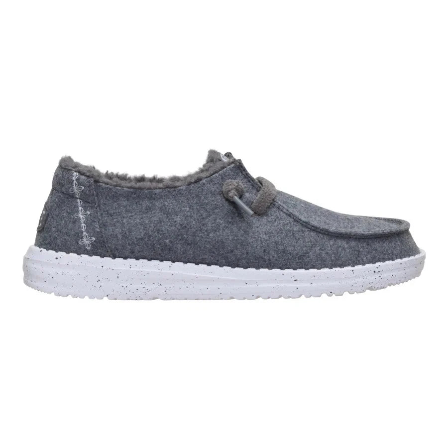 Hey Dude Women's Wendy Wool Cozy Charcoal