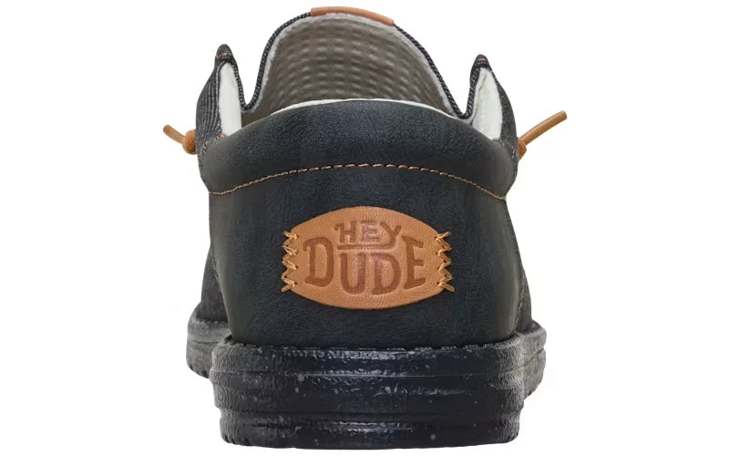 Hey Dude Men's Wally Funk Denim Black