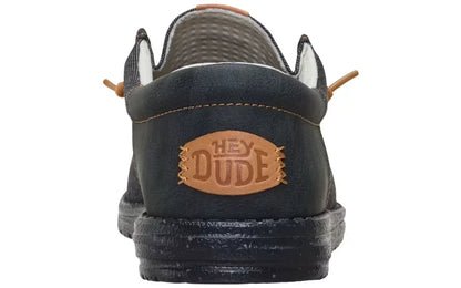 Hey Dude Men's Wally Funk Denim Black