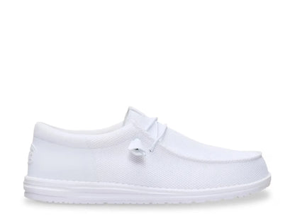 Hey Dude Men's Wally Funk Mono White