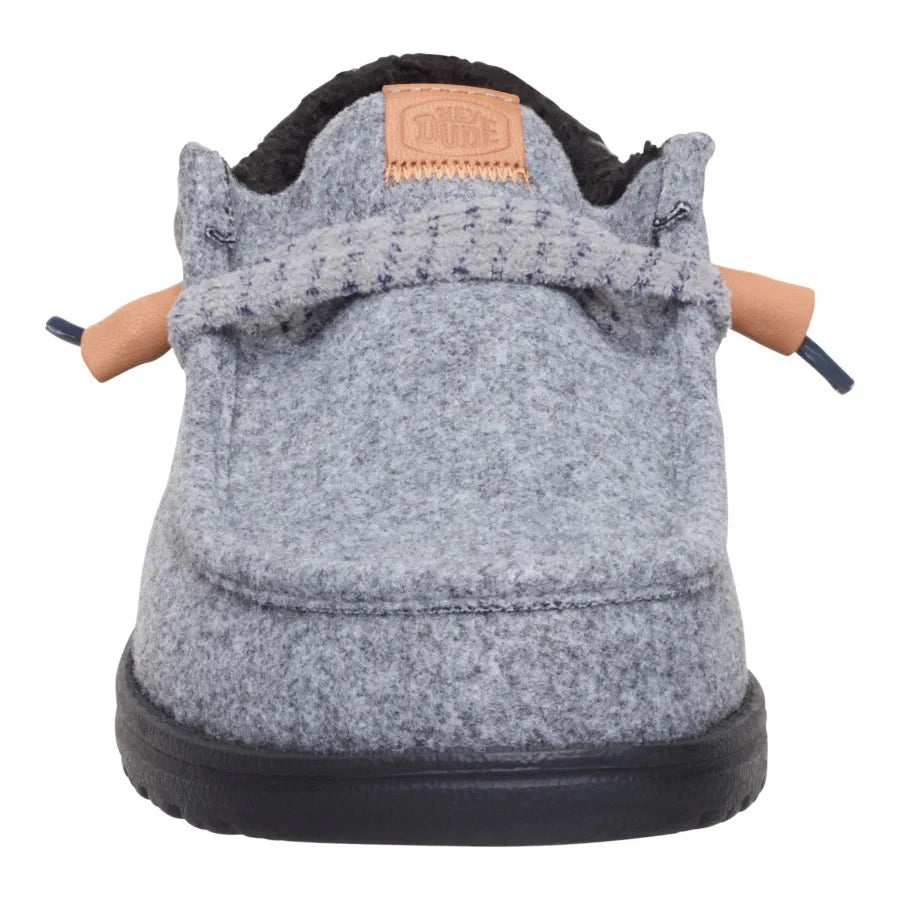 Hey Dude Men's Wally Cozy Plaid Smoke Grey/Multi