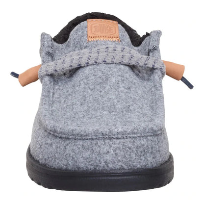 Hey Dude Men's Wally Cozy Plaid Smoke Grey/Multi