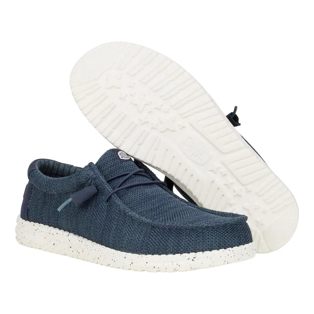 Hey Dude Men's Wally Stretch Sox Navy
