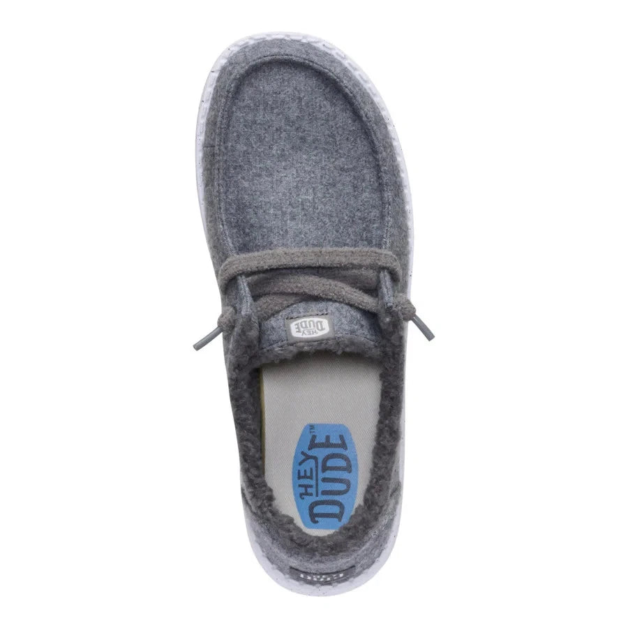 Hey Dude Women's Wendy Wool Cozy Charcoal