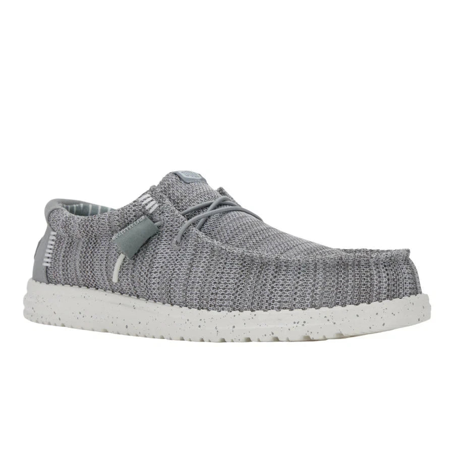 Hey Dude Men's Wally Stretch Sox Grey