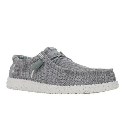 Hey Dude Men's Wally Stretch Sox Grey