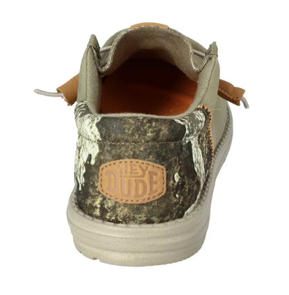 Hey Dude Men's Wally Funk True Timber Strata Dark Olive/Camo