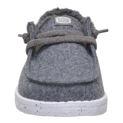 Hey Dude Women's Wendy Wool Cozy Charcoal