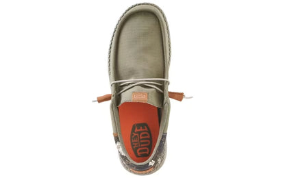 Hey Dude Men's Wally Funk True Timber Strata Dark Olive/Camo