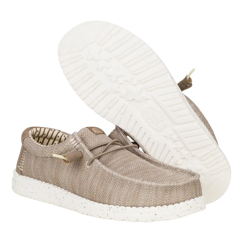 Hey Dude Men's Wally Stretch Sox Tan