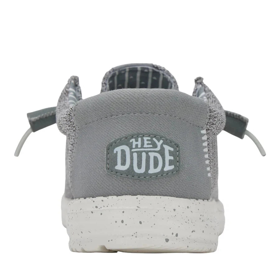 Hey Dude Men's Wally Stretch Sox Grey