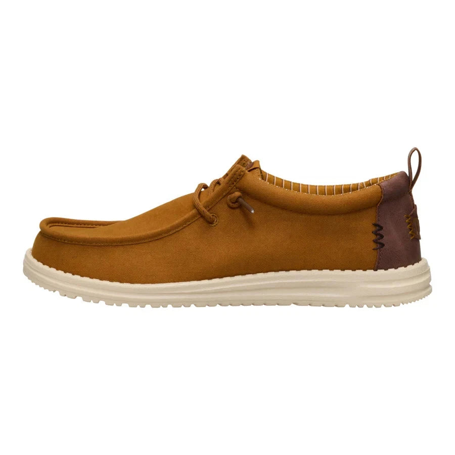 Hey Dude Men's Wally Vintage Classic Spice Brown/Downtown Brown
