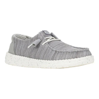 Hey Dude Women's Wendy Stretch Sox Light Grey
