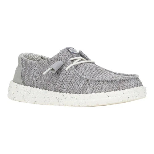 Hey Dude Women's Wendy Stretch Sox Light Grey