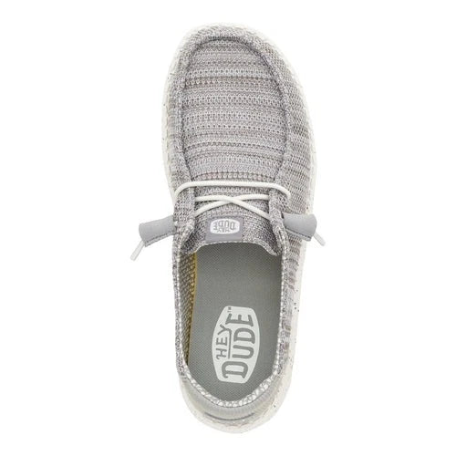 Hey Dude Women's Wendy Stretch Sox Light Grey