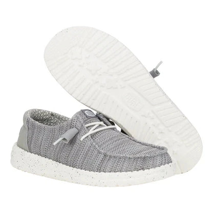 Hey Dude Women's Wendy Stretch Sox Light Grey