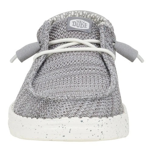 Hey Dude Women's Wendy Stretch Sox Light Grey