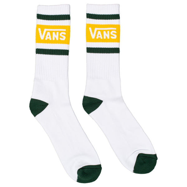 Vans Men's Crew Socks, (Tribe) White Combo